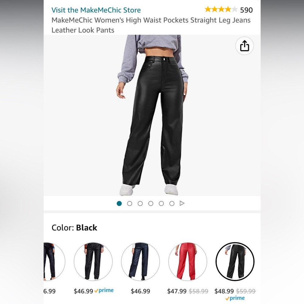 Leather pants